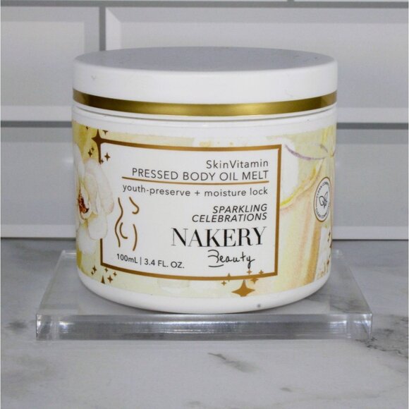 Nakery Beauty Other - Nakery Beauty Skin Vitamin Pressed Body Oil Melt 3.4oz Sparkling Celebrations